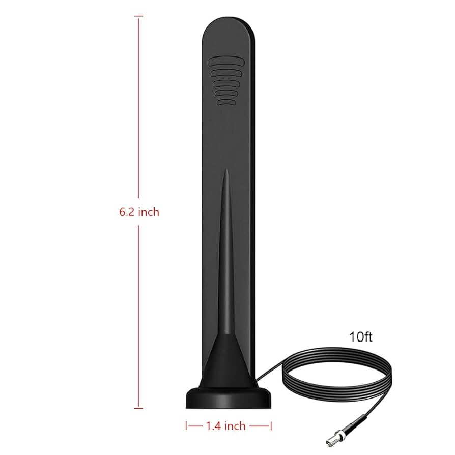 4G LTE 6dBi 磁気ベース MIMO TS9 アンテナ Nighthawk Router Bingfu 4G LTE Antenna 6dBi Magnetic Base